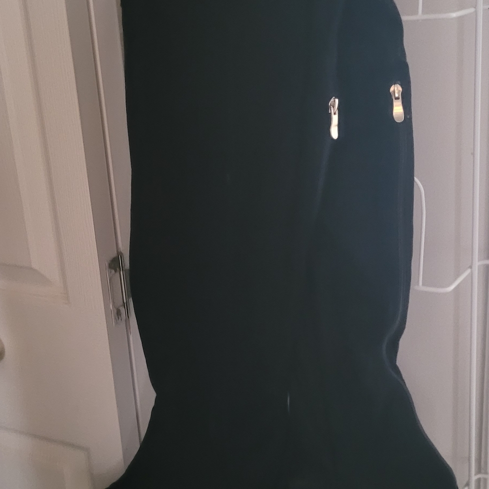12 M Black Over the Knee Boots